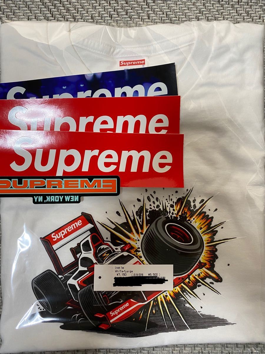 Supreme Crash Tee Tee WHITE L サイズ | michiemee.ca