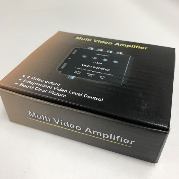 1 input 4 sharing multi video booster for automobile 4 port image distributor VB-1-2
