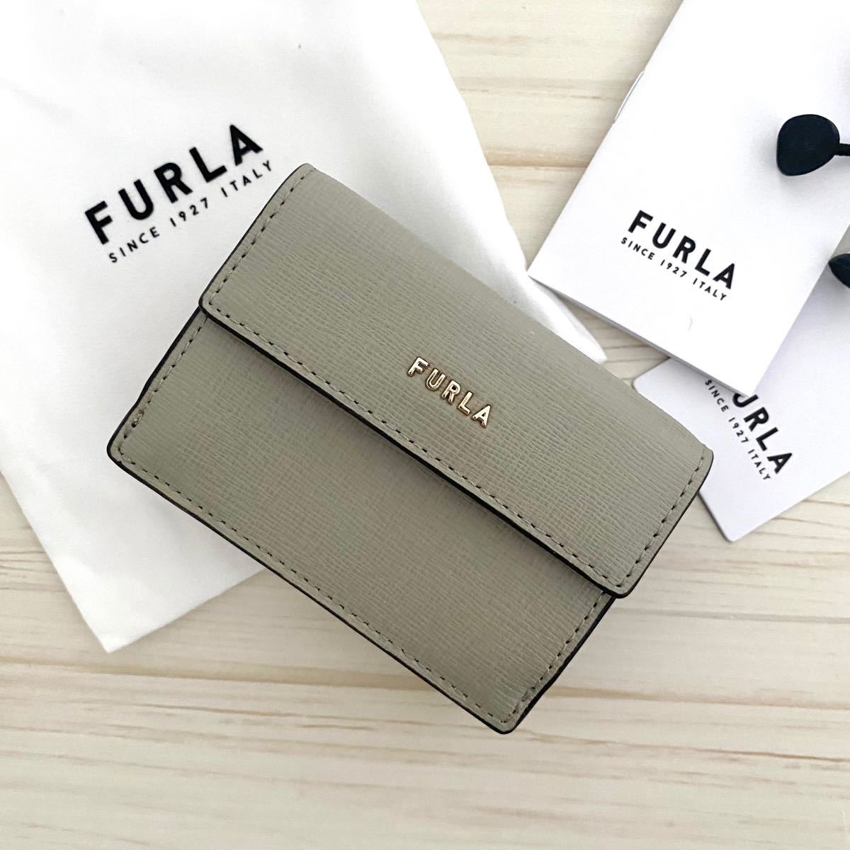 ☆【新品】FURLA フルラ☆折り財布 グレーベージュ - greatriverarts.com
