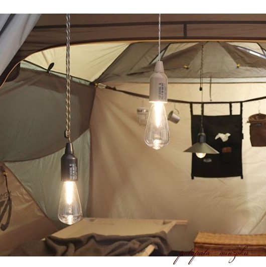 ポストジェネラル ハングランプ タイプワン ブラック ペンダントランプ キャンプ LED 電池式 ライト_画像4