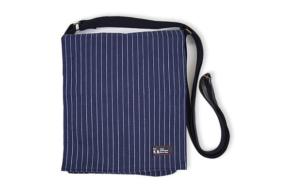 [...] shoulder bag Okayama . island Denim Denim made in Japan Hickory navy blue stripe 