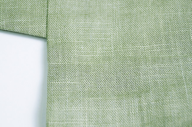 【ひめか】作務衣 日本製 メンズ 絣紬作務衣 さむえ 綿100％ 浅緑Ｍ_画像2