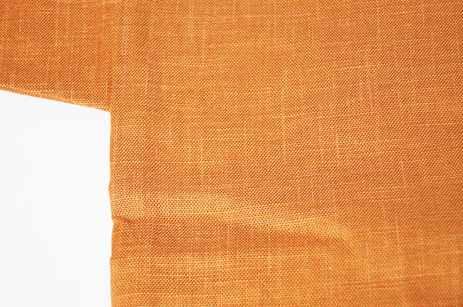 【ひめか】作務衣 日本製 メンズ 絣紬作務衣 さむえ 綿100％ オレンジ Ｍ_画像2