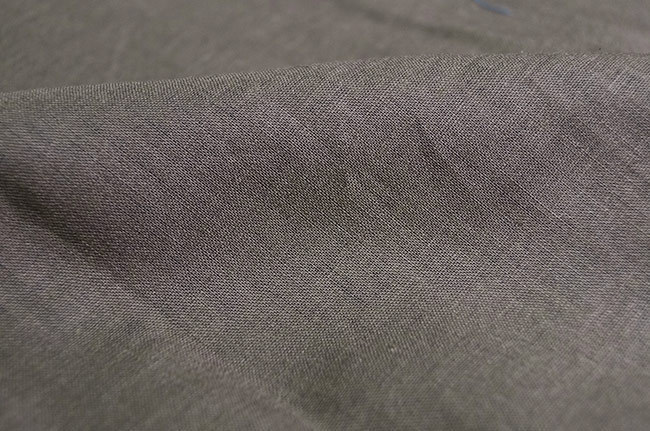 【ひめか】作務衣 日本製 綿麻-袖裾 ロールアップ付き 8050　焦茶LL_画像2