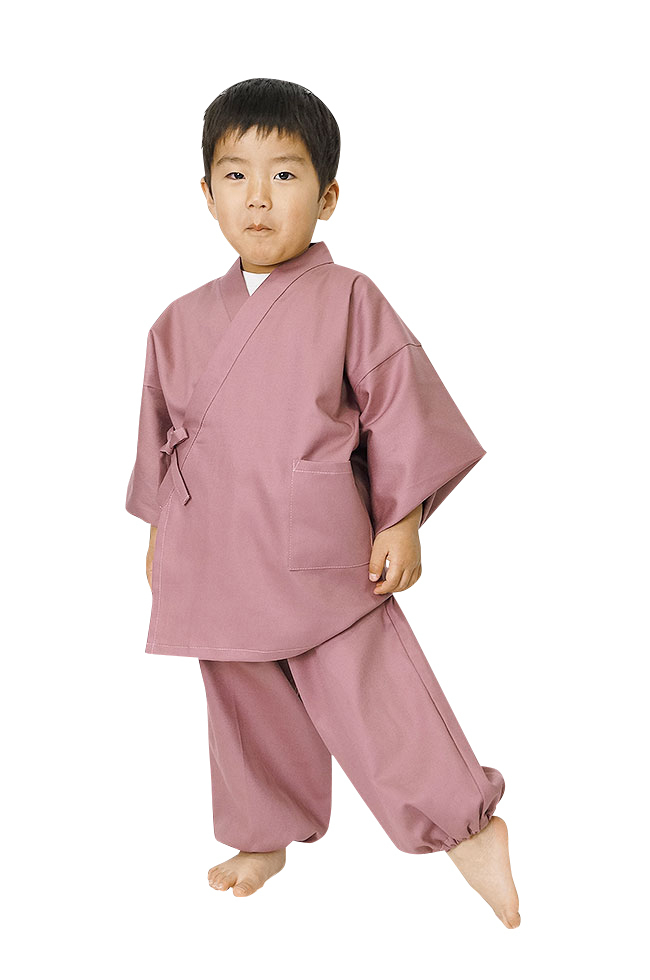 【予約中!】 【ひめか】作務衣 子供 綾織り作務衣 キッズ 日本製 ピンク90cm 和服 【予約中!】 【ひめか】作務衣 子供 綾織り作務衣 キッズ 日本製 ピンク90cm 和服