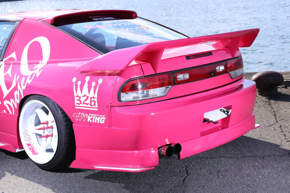 【326POWER】3D☆STAR NISSAN 180SX リアバンパー リア ★新品・即決・日本製★_画像2