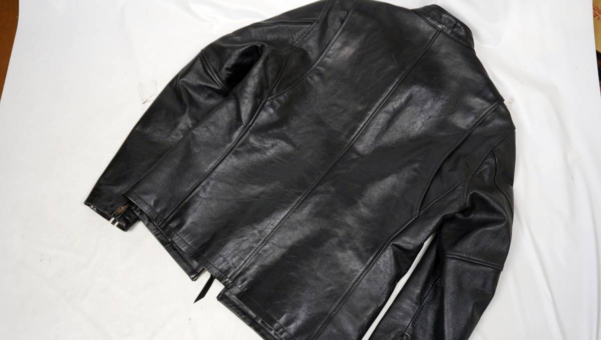  free shipping * super rare * made in Japan * Halo ruz gear (HAROLD\'S GEAR)* hose leather rider's jacket * horse leather 
