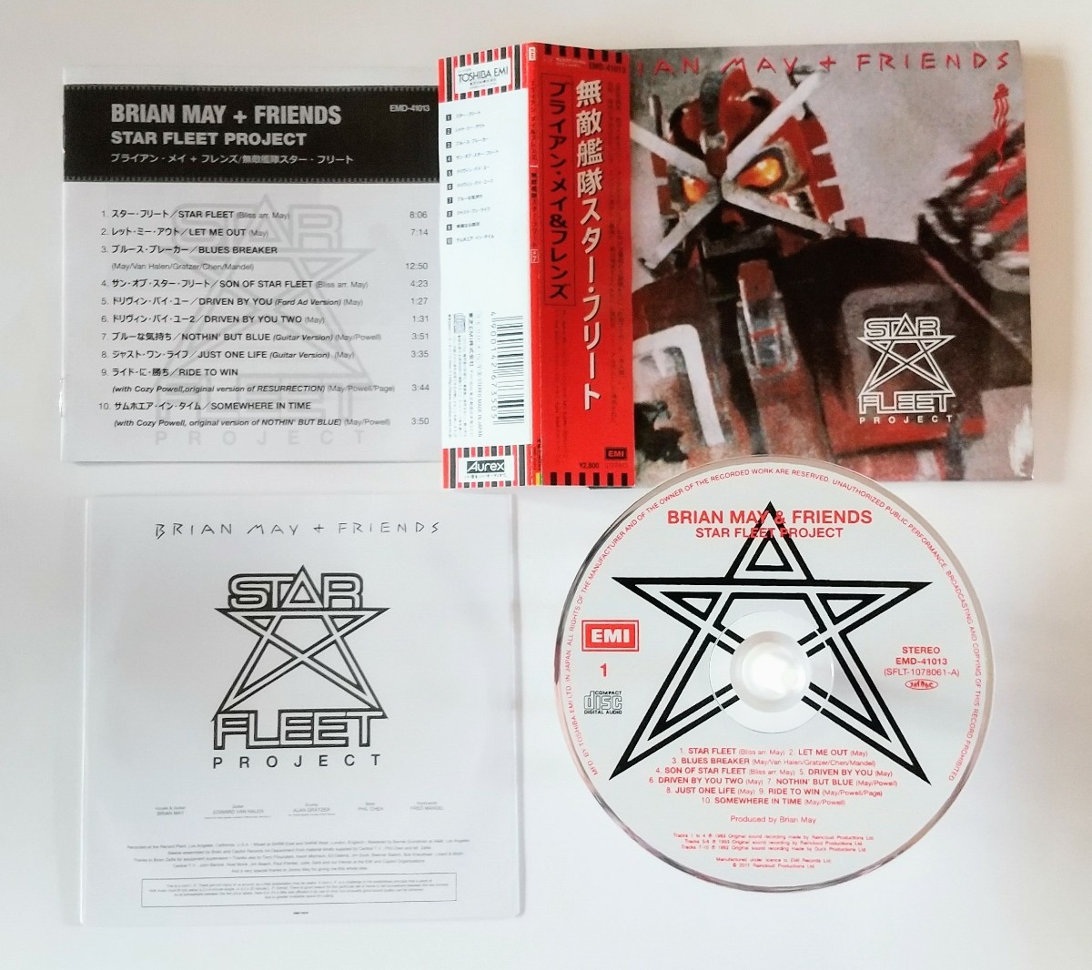 CD輸入盤リプロ盤 紙ジャケ Brian May+Friends Star Fleet Project  スター・フリート