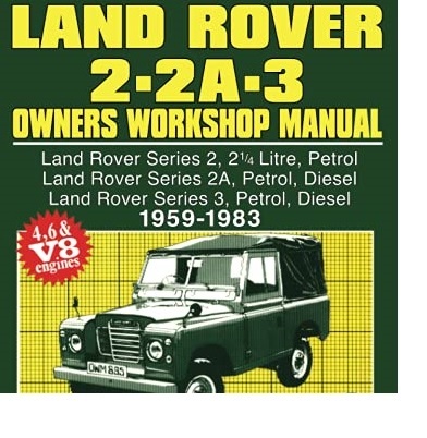 Land Rover series 2 2A 3 1959-1983 4.6 V8 Land Rover service book maintenance repair repair service manual repair repair point ^.