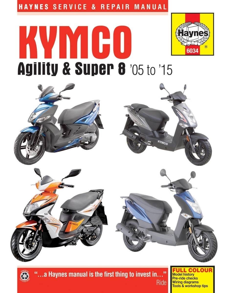 整備書 整備 修理 マニュアル サービス スクーター Scooter Kymco Agility Super 8 2005 2015 リペア キムコ アジリティー