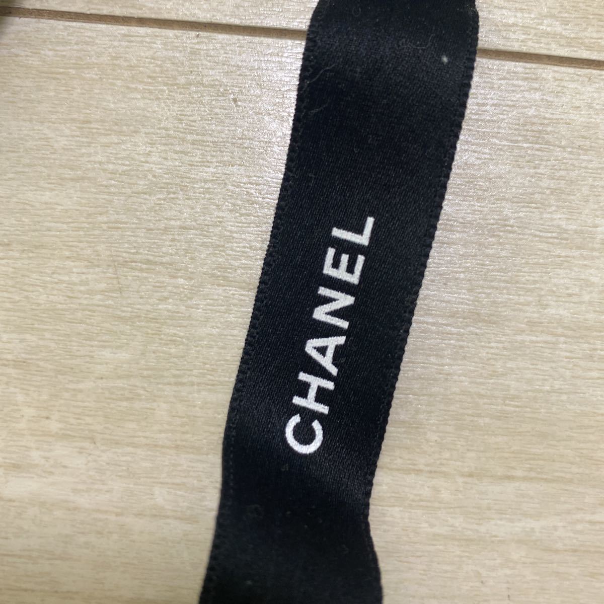 Chanel シャネル　リボン　黒_画像3