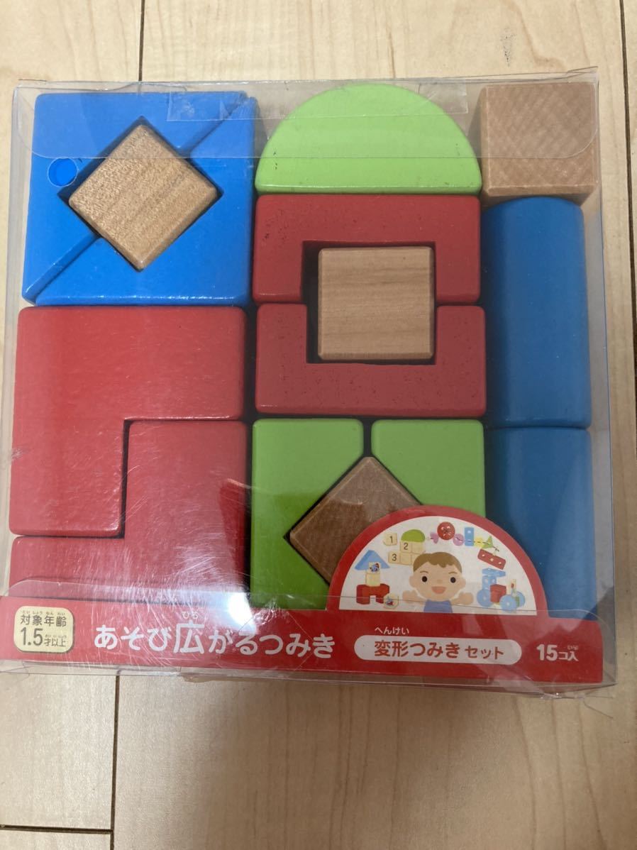 Woody Pudy Play Wide Tsumiki Division Tsumiki Set Образовательная игрушка Woode Toy Pede Monde Geometric Geometric Geometric Block Bonellund Montesori