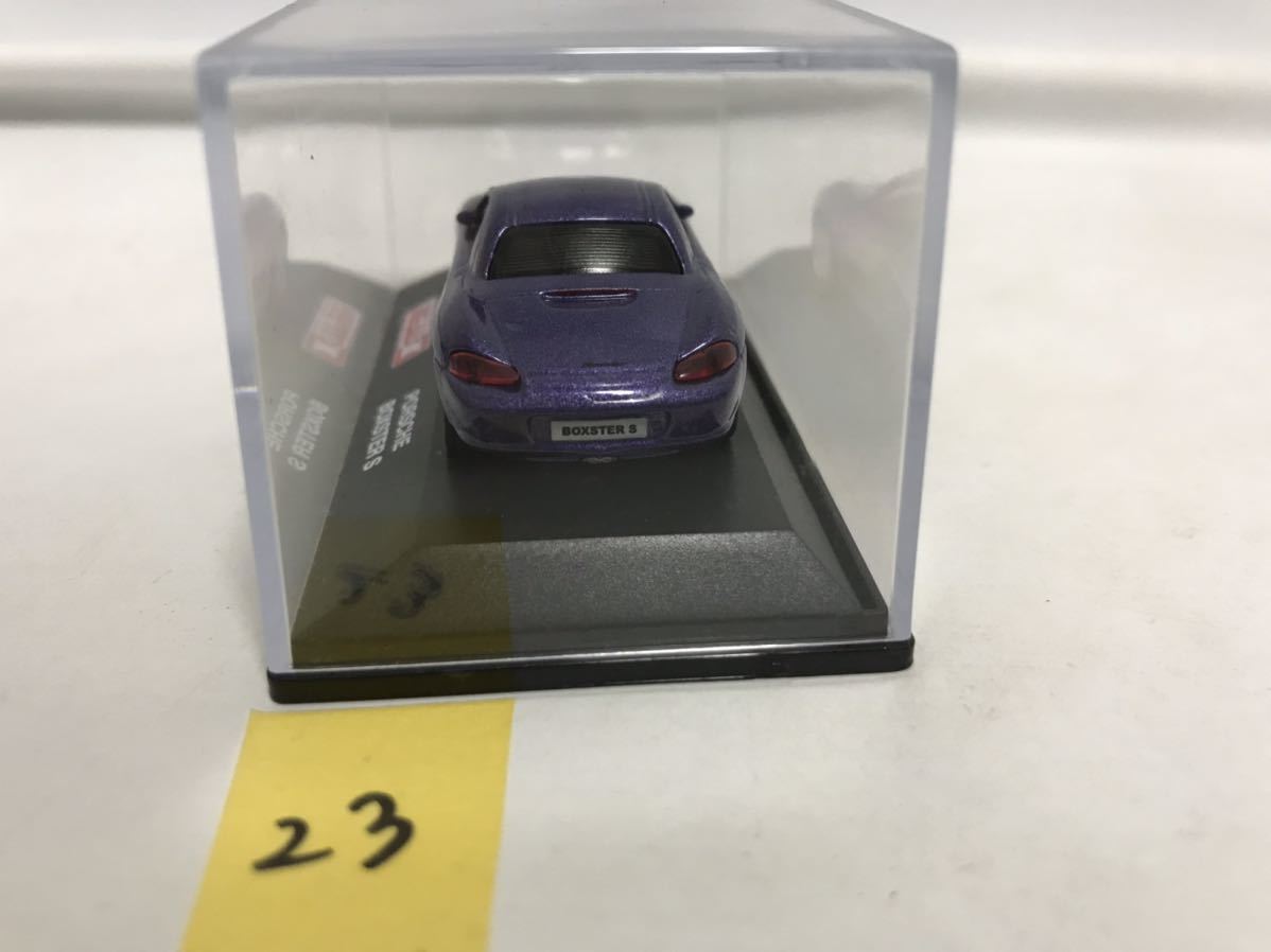 REAL-X 1/72 шкала Porsche Porsche BOXSTER S Boxer S лиловый цвет литье под давлением миникар Real-X T1092523