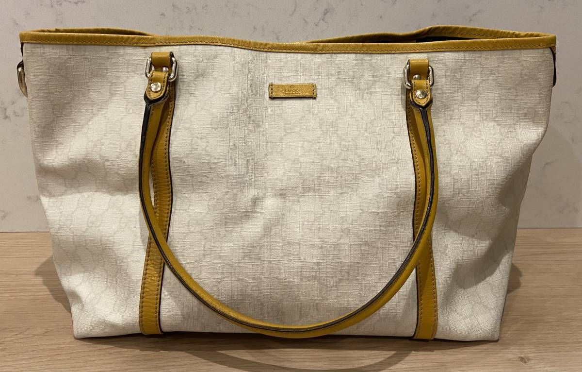 GUCCI★グッチ★GGプラスGGスプリーム★197953★PVCレザーエナメル★ トート バッグ★ 人気商品★都内路面店購入品_画像1