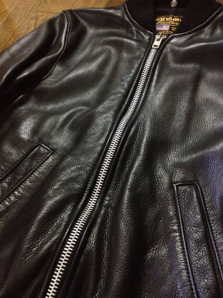 VANSON × Ron Herman バンソン×ロンハーマン レザー TJ TEAM JACKET