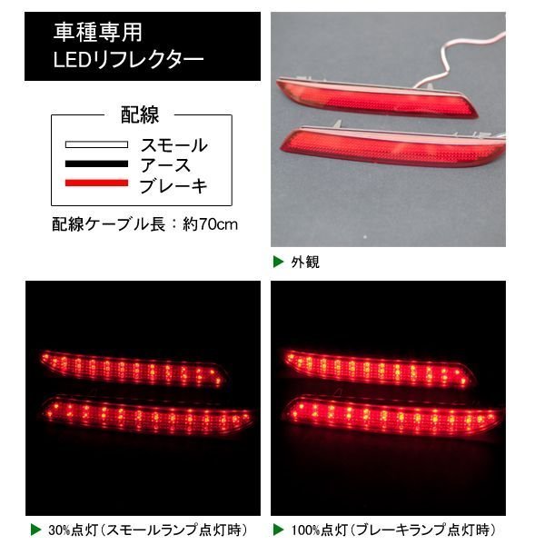 LEDリフレクター ステップワゴン RG スモール・ブレーキ連動 ブレーキランプ_画像2