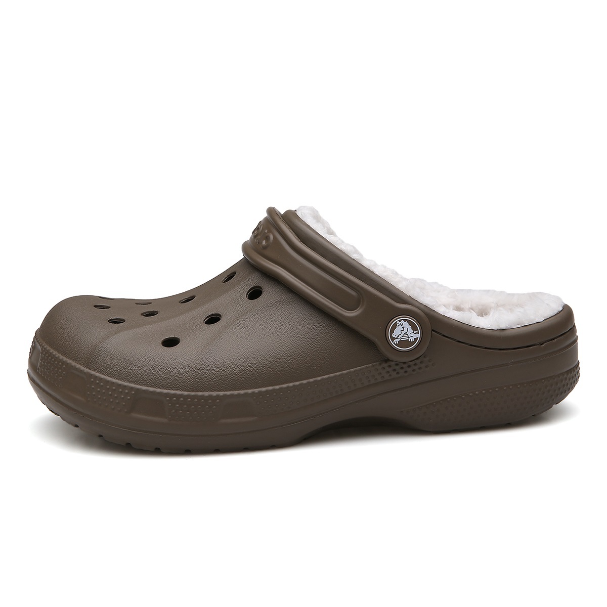 ■クロックス レイレン ラインド クロッグ ボア付 ウォルナット/オートミール 新品 27cm m9 w11 crocs Ralen Lined Clog Boa 16244-28A_画像3