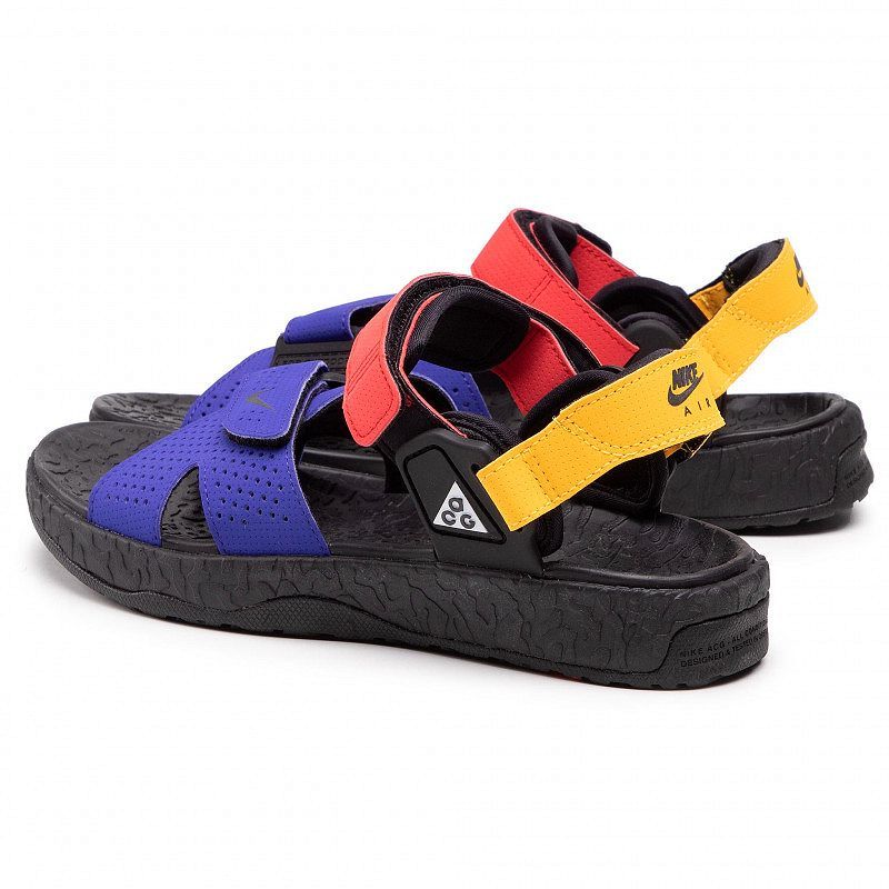 # Nike ACG sandals air te shoe tsu black / purple / red / yellow new goods 29.0cm US11 NIKE ACG AIR DESCHUTZ outdoor 