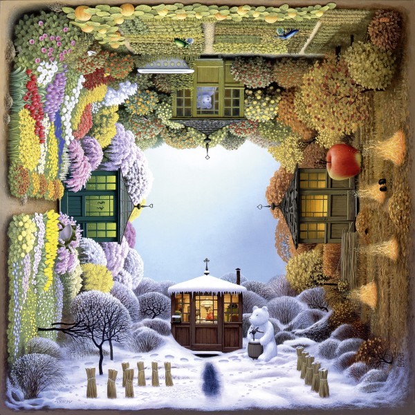 (59279)1000ピース ジグソーパズル ドイツ発売●SD●Jacek Yerka - The seasons garden 季節の庭