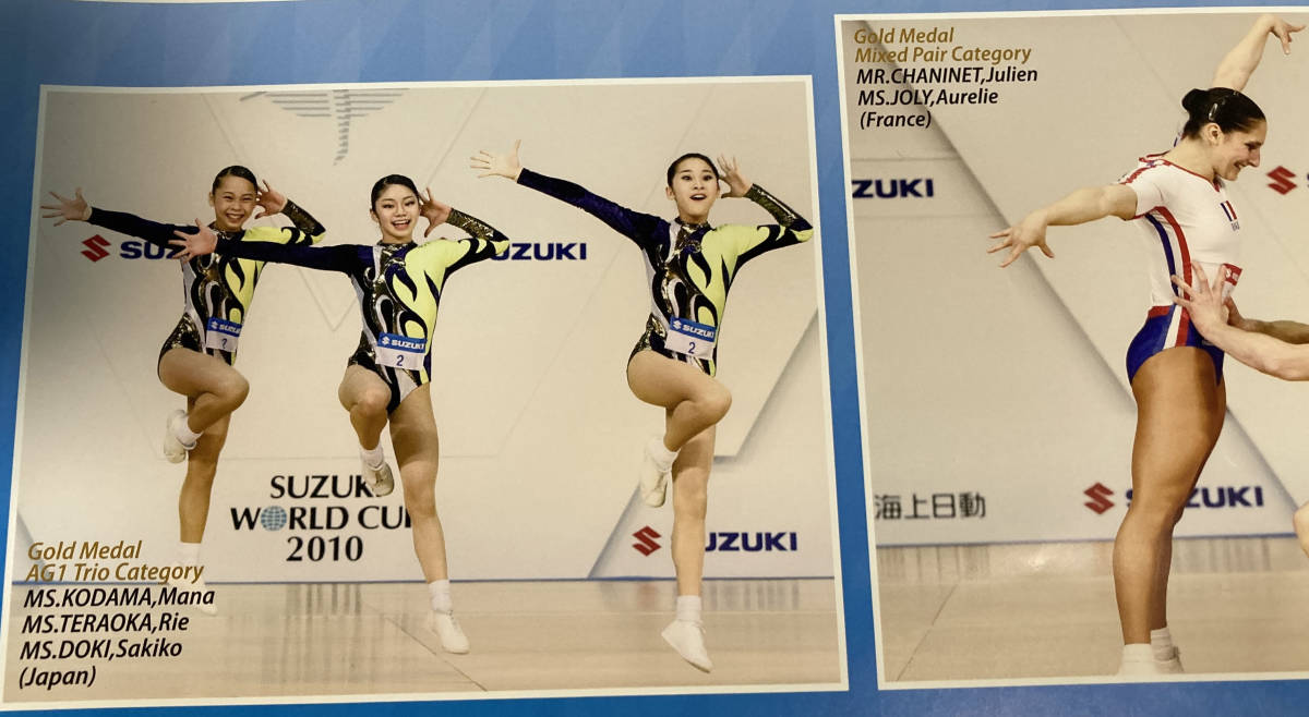  no. 22 раз мир обвес Bick игрок право собрание Suzuki World Cup 2011 постер AEROBIC Leotard . ножек Tokyo физическая подготовка павильон 