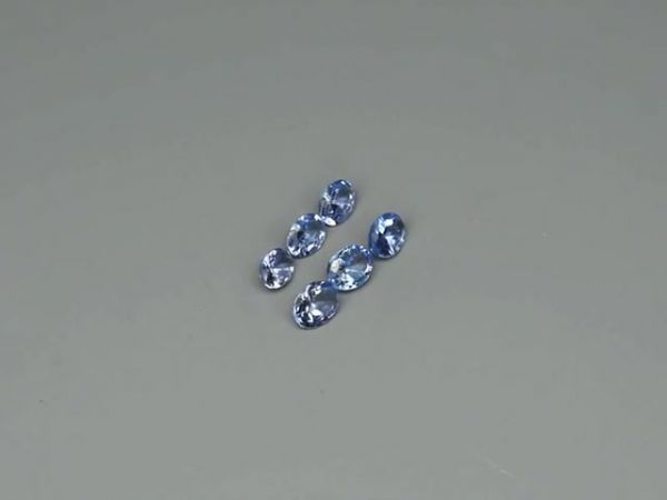 6粒・計0.93ct！ 天然石 タンザナイト ルース タンザニア産　綺麗に煌めく色味！【まとめ売り】_画像8