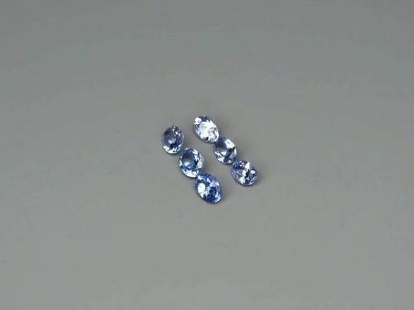 6粒・計0.93ct！ 天然石 タンザナイト ルース タンザニア産　綺麗に煌めく色味！【まとめ売り】_画像4