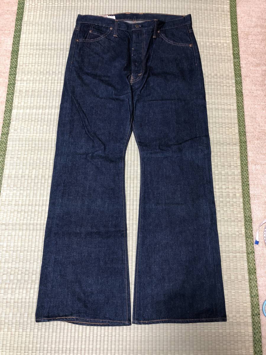 BOBSON Bobson STY530 Lot311 W38 Denim jeans domestic production Vintage dead stock new goods unused paper patch ZIP UP side break up rare rare American Casual 