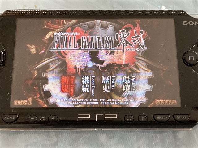 21-PSP-240　プレイステーションポータブル　ファイナルファンタジー零式　動作品　PSP