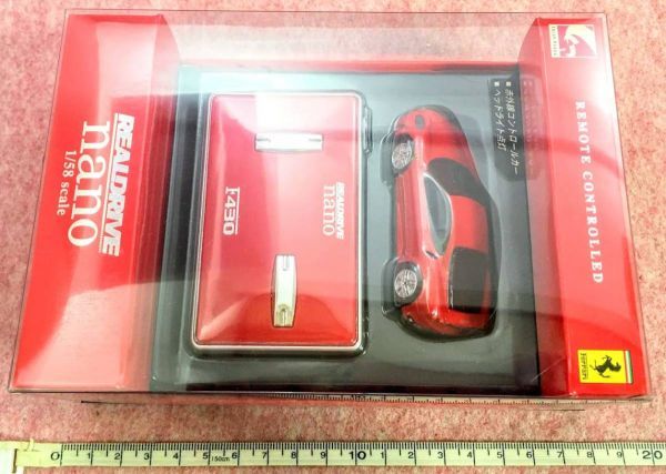 送350円～ リアル精密! シーシーピー「REALDRIVE nano F430 Ferrari」1/58 RC ラジオコントロールカー　フェラーリ スーパーアメリカ 外車_画像5