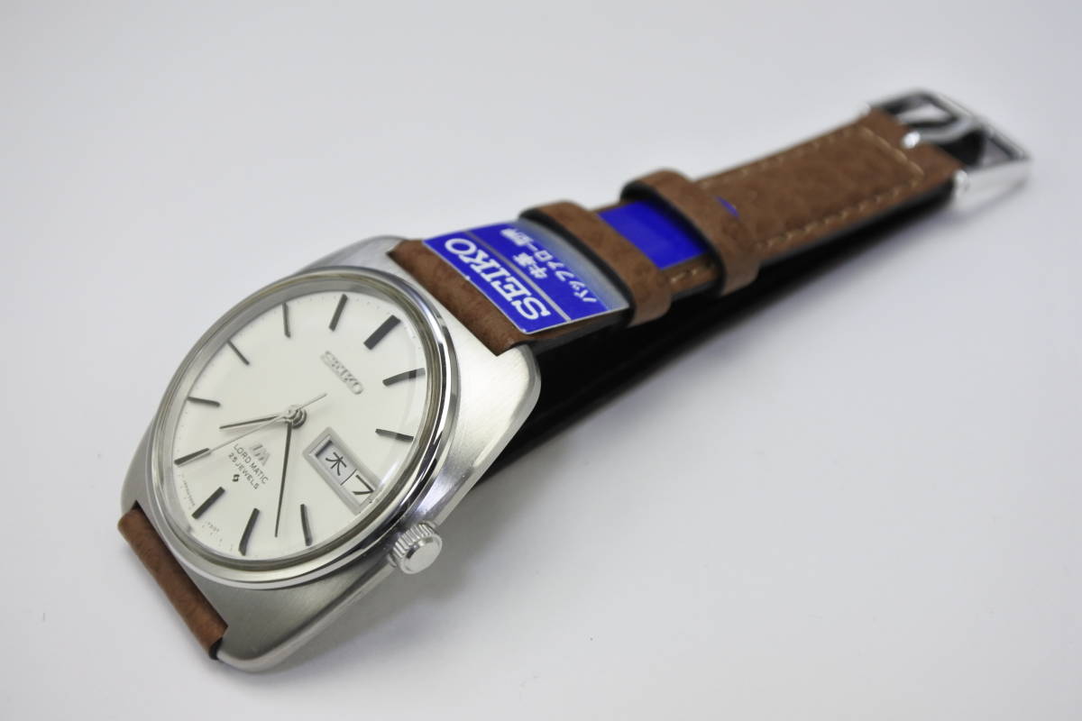 SEIKO準高級品 １９７０年製 SEIKO セイコー ロードマチック 5606-7130 ２５石 自動巻紳士腕時計 極美品