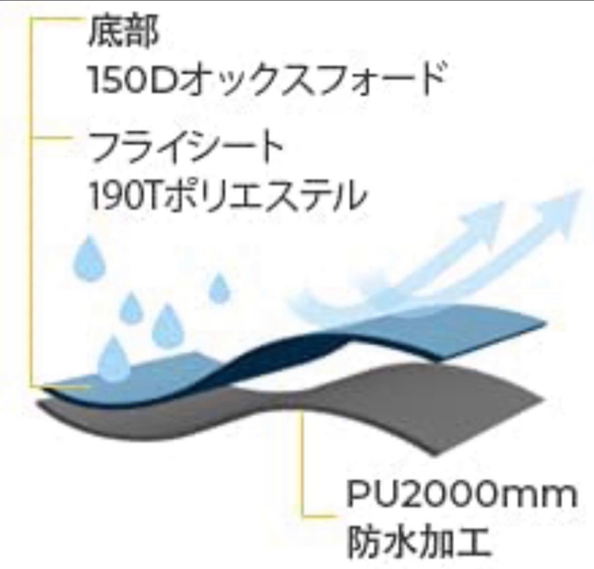  テント キャンプテント ツーリングテント 自立式 2-4人用 防水 通気 簡単設営 二重層 uvカット キャンプ アウトドア 