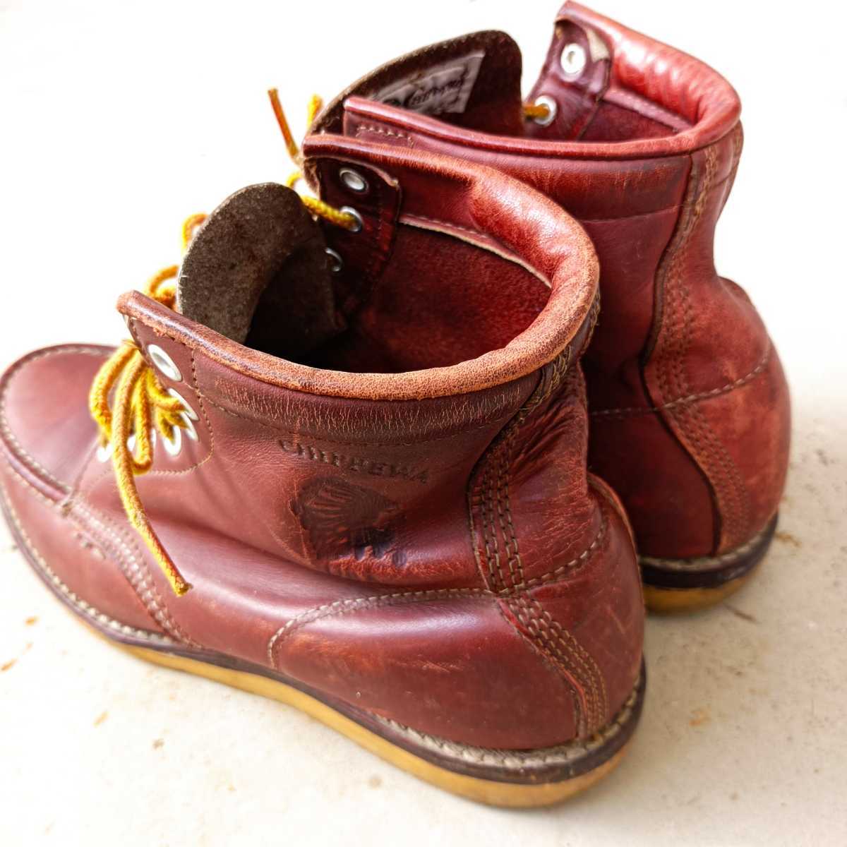 チペワ レザーブーツ メンズシューズ 赤茶 ビブラムソール CHIPPEWA革靴、メンズ 、USED、24.5 CM_画像2