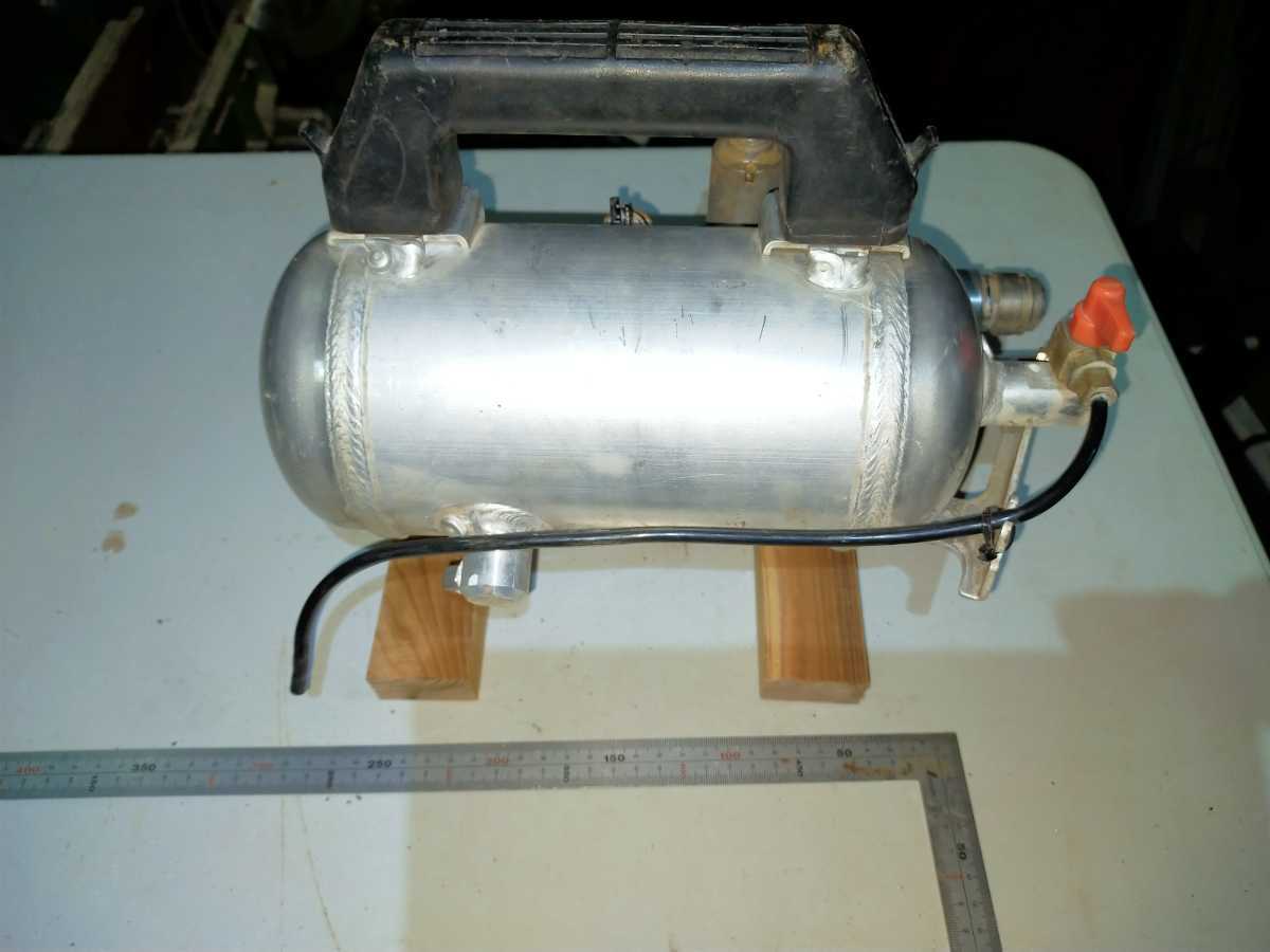 補助タンク エアータンク 高圧エアコンプレッサー用 - 道具、工具