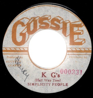 レゲエ KG's (Half Way Tree) / Simplicity People
