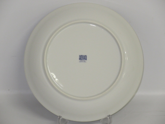 ★rb1152　未使用品　HOYA　プレート　3枚セット　ホヤ　ブルーライン　中皿　食器　陶器　送料無料★_画像3
