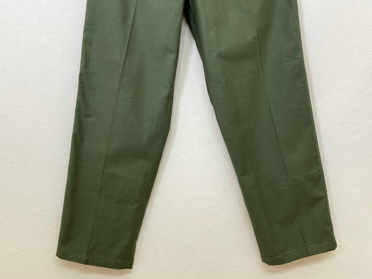 超希少《 Dead Stock / W38 L33 / Cotton Sateen 》60s 70s デッド【 US ARMY 米軍実物 ビンテージ コットン サテン ベイカーパンツ 】_画像3