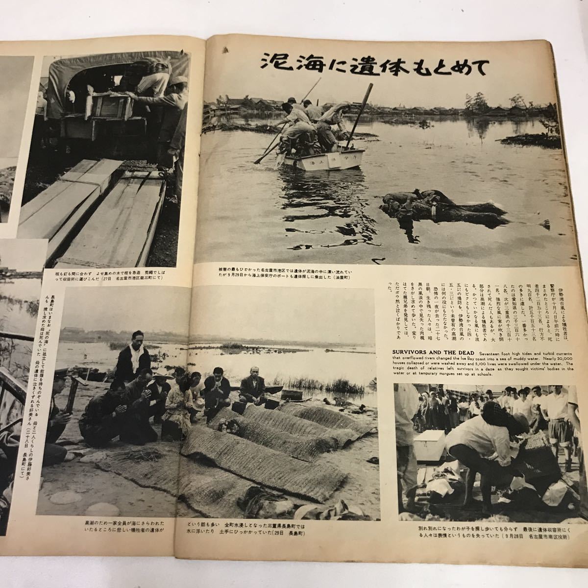 Yahoo!オークション - アサヒグラフ 臨時増刊 伊勢湾台風惨害 Yahoo!オークション - アサヒグラフ 臨時増刊 伊勢湾台風惨害