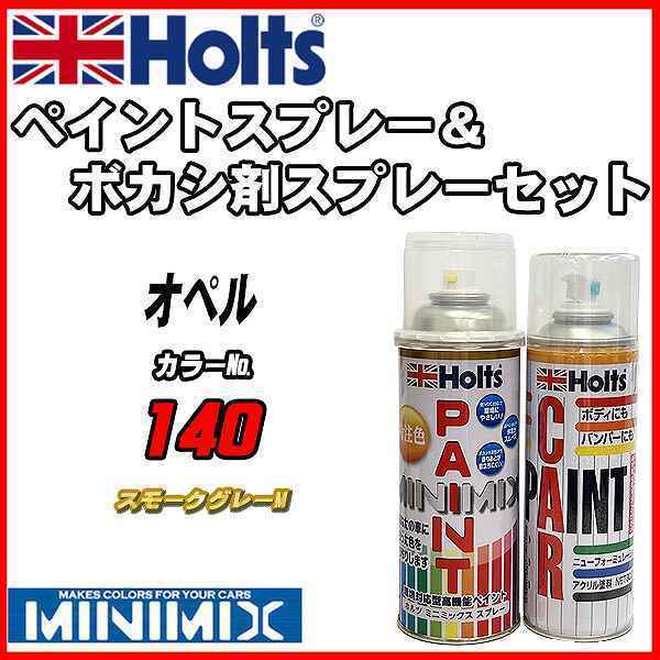 ペイントスプレー オペル 140 スモークグレーM Holts MINIMIX ボカシ剤スプレーセット_画像1