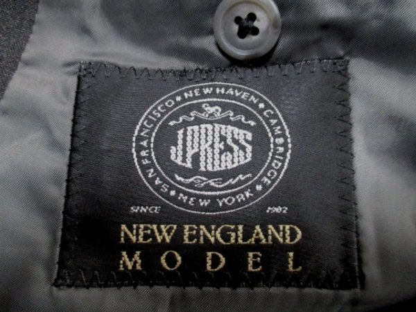 d603　J.PRESS　ジェイプレス　2釦ウールジャケット　オンワード樫山　グレー系　71-10 　_画像7