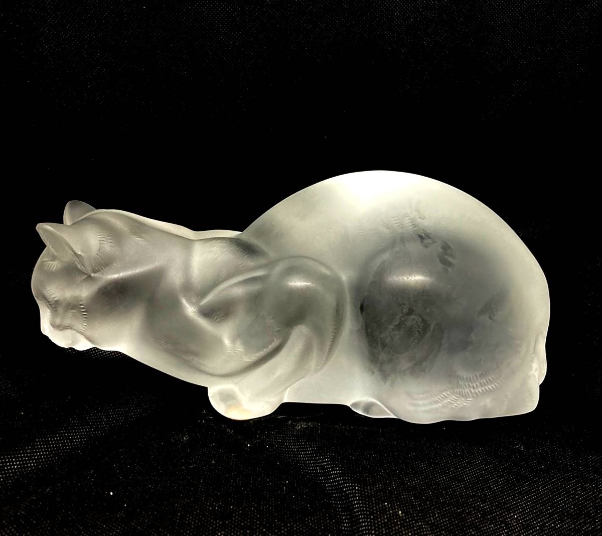 ラリック LALIQUE 猫 ネコ cat バカラ クリスタルフィギュア 愛 ラリック LALIQUE 猫 ネコ cat バカラ クリスタルフィギュア 愛