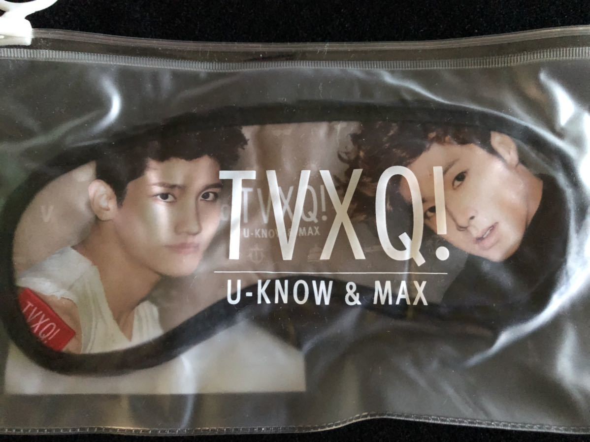 韓流　韓国　東方神起　ユノ　u-know チャンミン　MAX 公式ネックウォーマー&アイマスク未開封♪_画像1