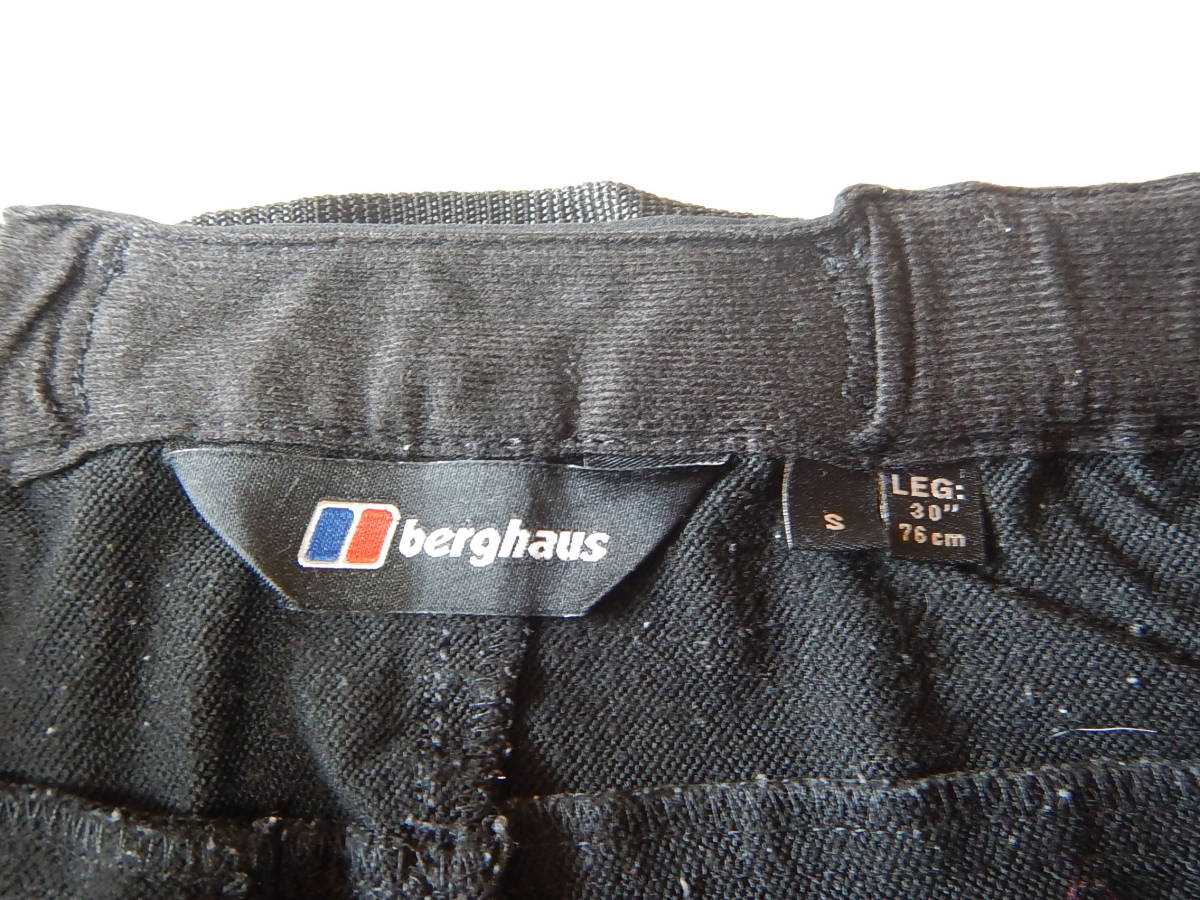 即決 バーグハウスberghaus トレッキングパンツ 20019 ソフトシェル レディースSサイズ ブラック 冬山登山、トレッキング ベルト付き_画像5