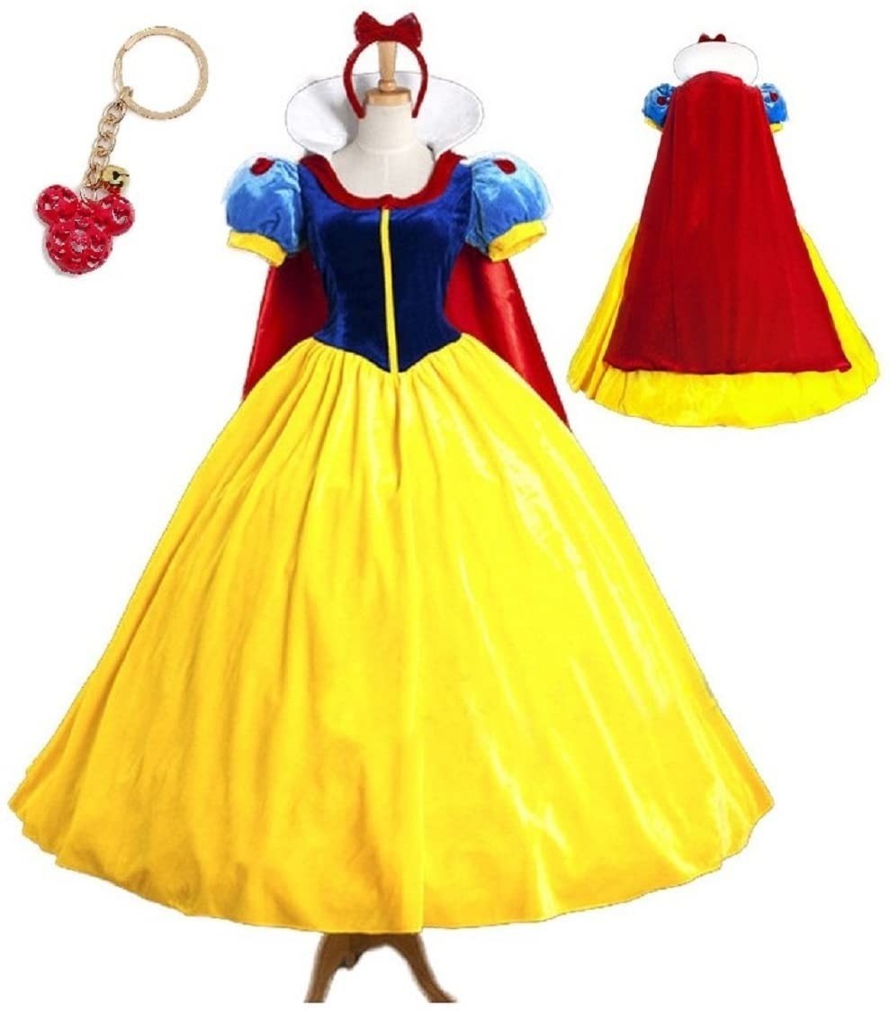  白雪姫 ドレス コスプレ ハロウィン コスチューム 仮装 ディズニー アニメ 仮装  S サイズ