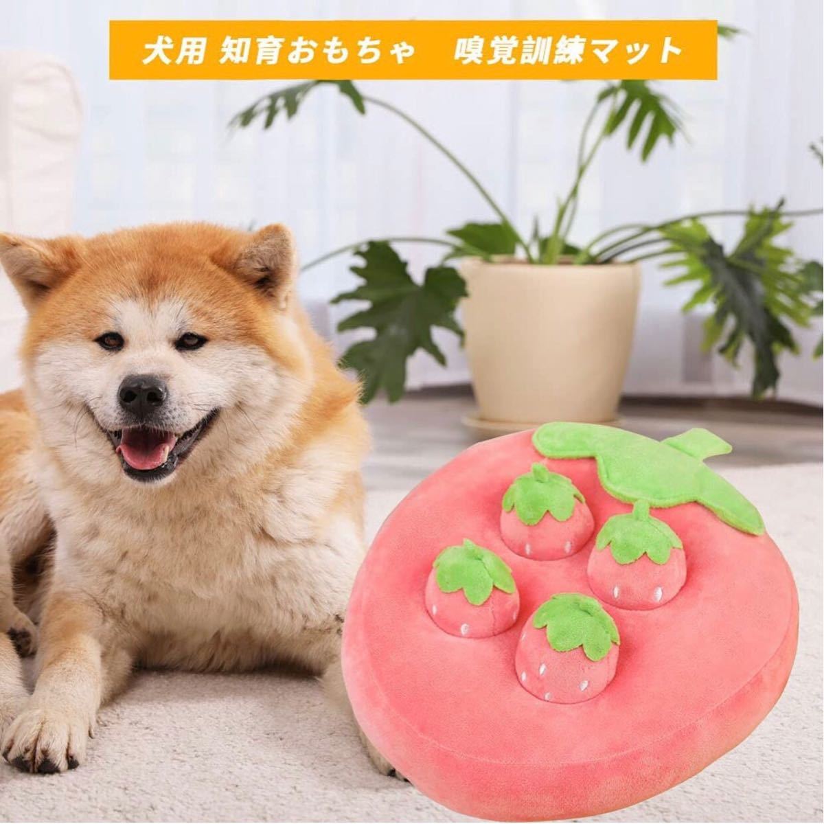 Paypayフリマ いちごノーズワークマット 犬用 玩具 おもちゃ いちご4個性格改善 ストレス解消 Paypayフリマ いちごノーズワークマット 犬用 玩具 おもちゃ いちご4個性格改善 ストレス解消