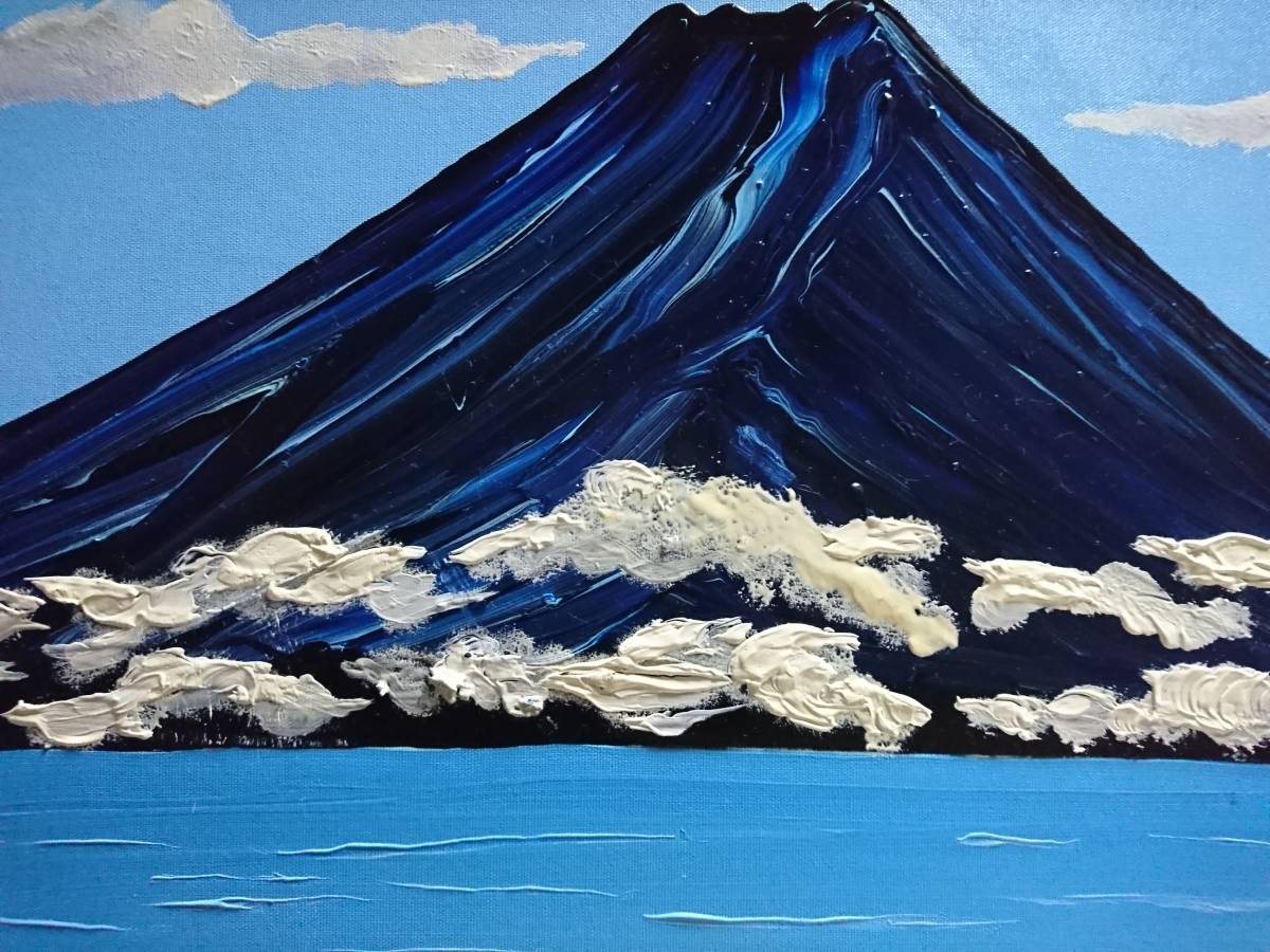 日本限定 ≪国美協≫TOMOYUKI 友之 赤富士 油彩画 F10号 abamedyc.com
