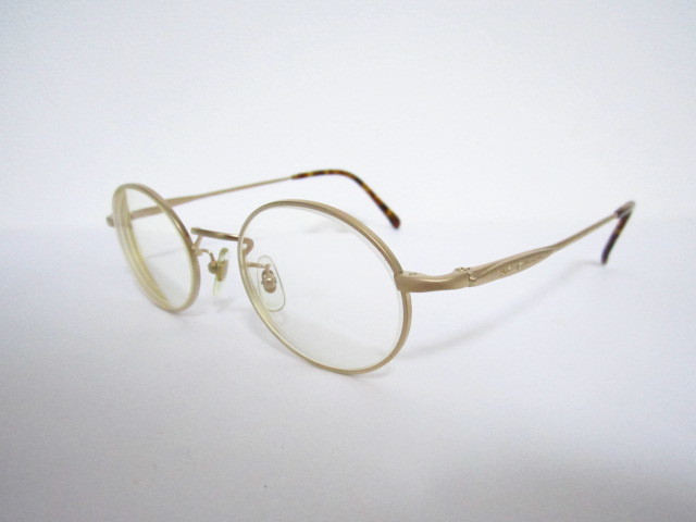 ◆希少　John Lennon　JL-82　TITAN-P　ジョンレノン　ブロンズ系　ラウンド型　丸眼鏡　程度良品 フルリム