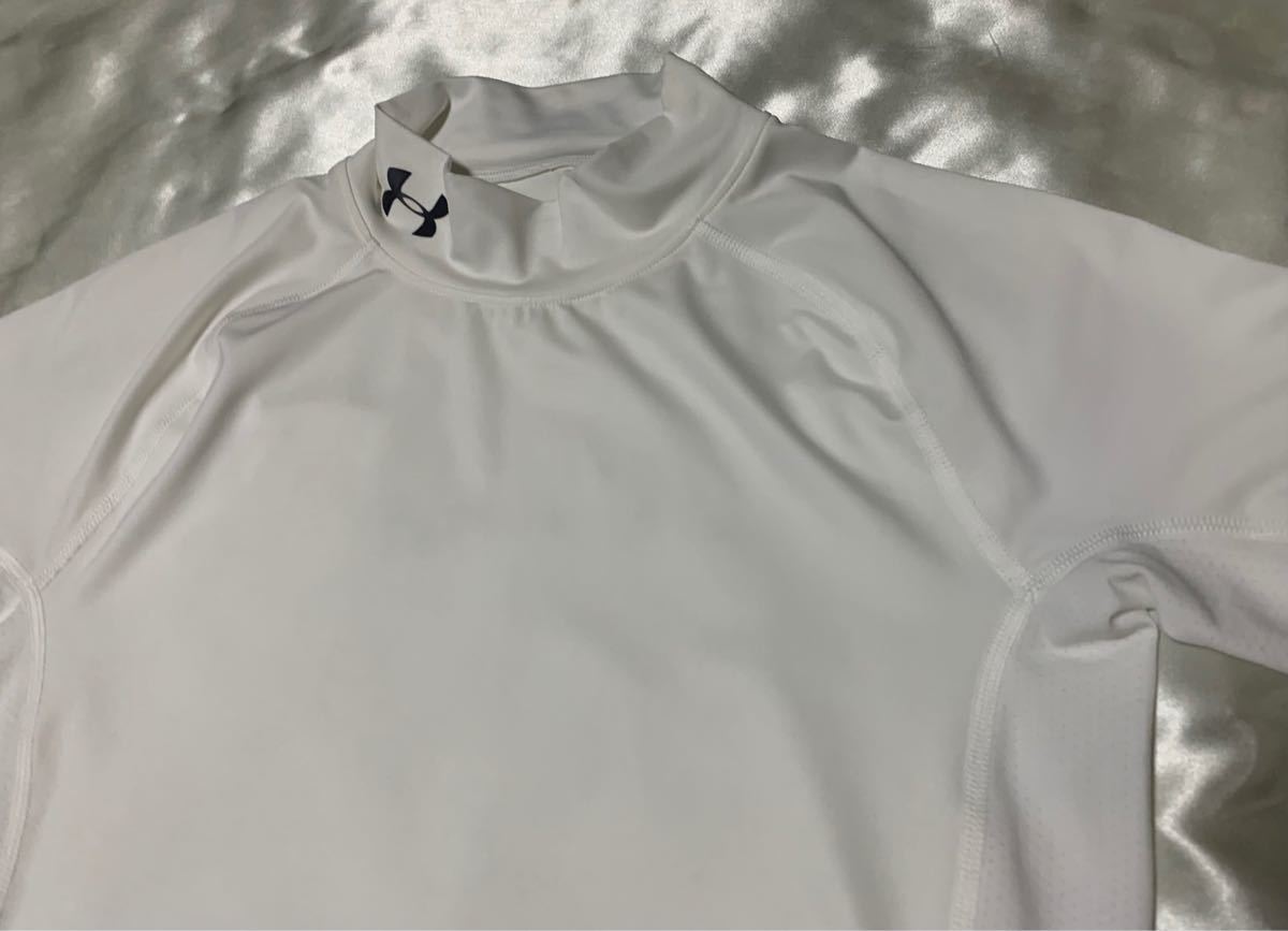 UNDER ARMOUR アンダーアーマー ヒートギア コンプレッション  インナー Tシャツ  モック ハイネック MD 