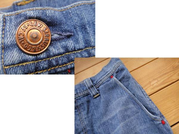 即決★リーバイスLevi's♪デニムタイトスカート♪ひざ上新品【サイズＭ】リメイク用バッグにも台形スカート業販フリマ可能★_送料360円