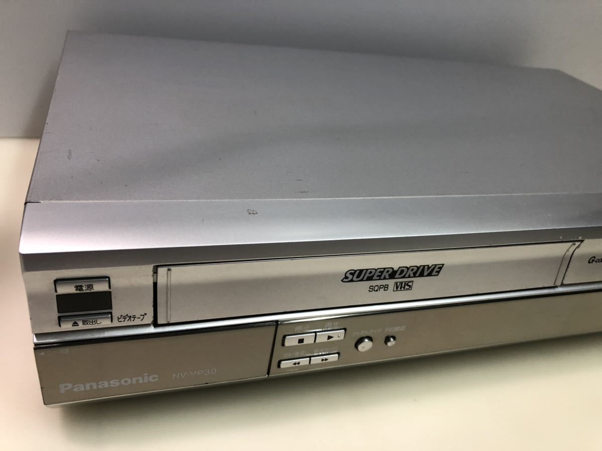 H2-2-W1 ジャンク　ビデオ再生出来ません　DVD動作確認　Panasonic パナソニック　VHS一体型DVDプレーヤー　NV-VP30　VHS/DV_画像4