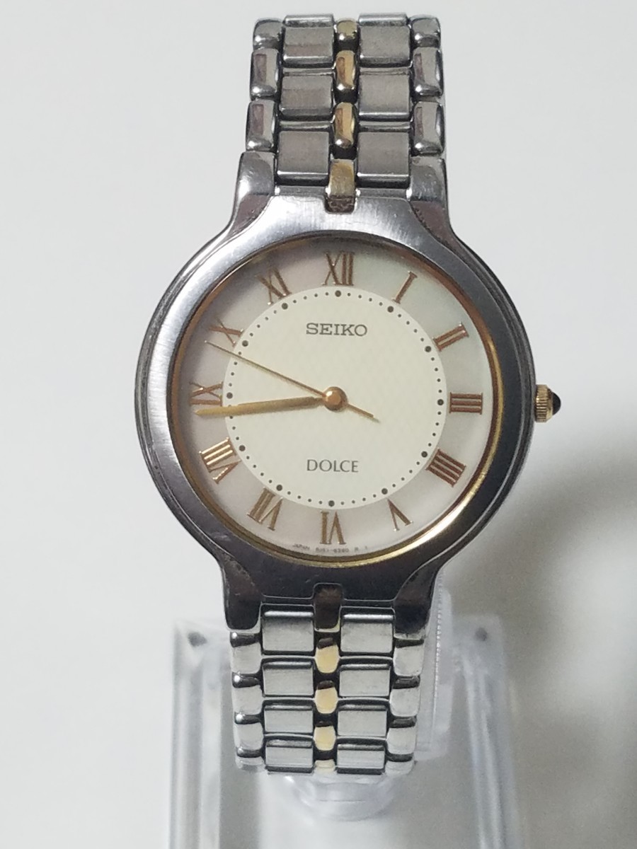 SEIKO セイコー DOLCE ドルチェ 電池交換済 腕時計 シェル SEIKO セイコー DOLCE ドルチェ 電池交換済 腕時計 シェル